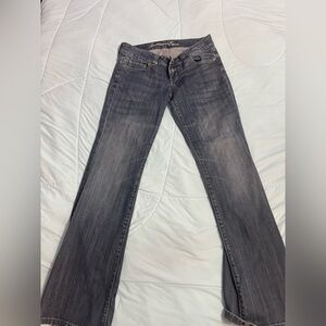 American Eagle Outfitters Favorite Boyfriend Dark Blue Flare Jeans